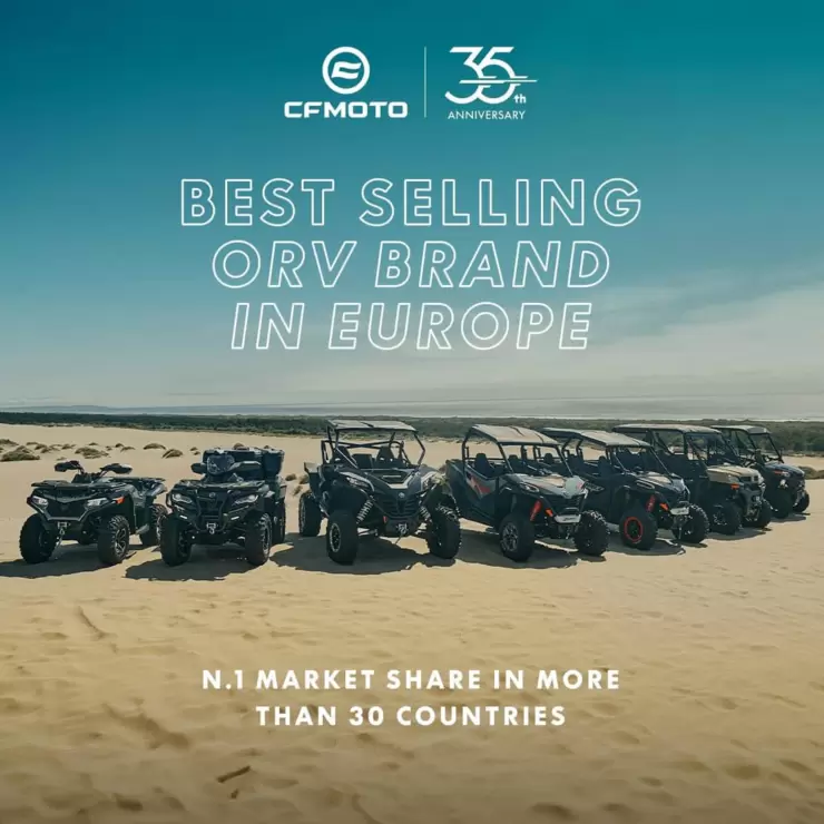 CF Moto è il Brand più Acquistato per i quad in Europa!