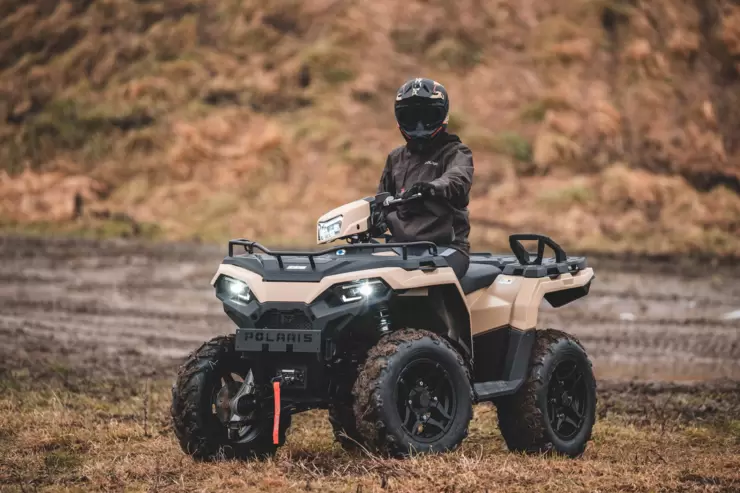  Polaris ATV Military TAN 