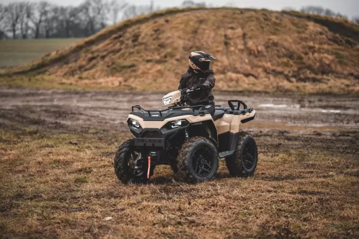  Polaris ATV Military TAN 